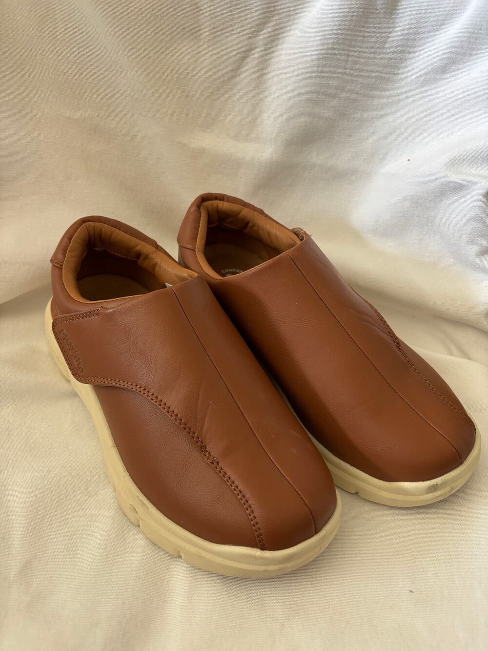 FitVille Men's Diabetic Shoes Extra Wide Size 8 Brown